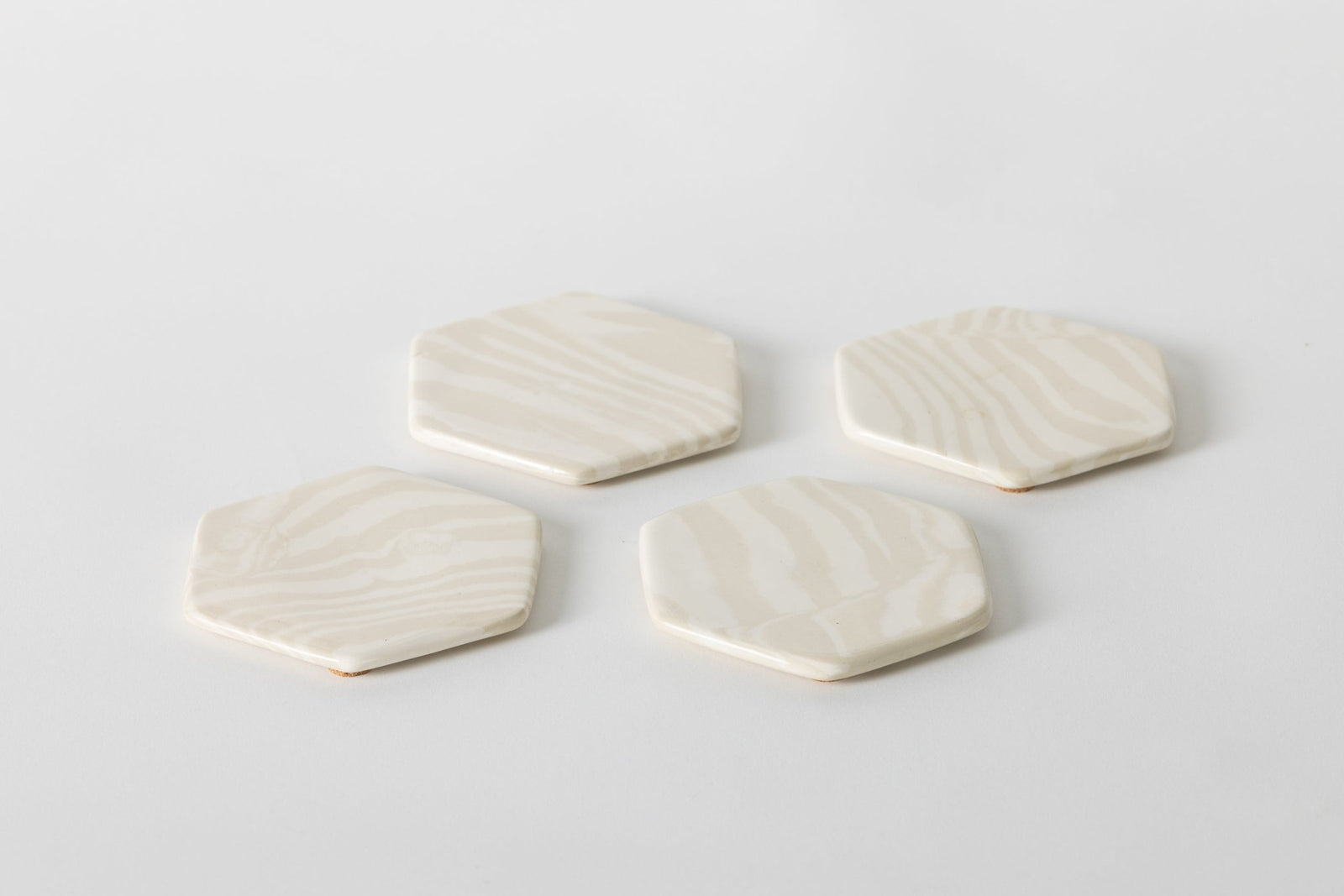 Henry Holland Coaster Set Oatmeal