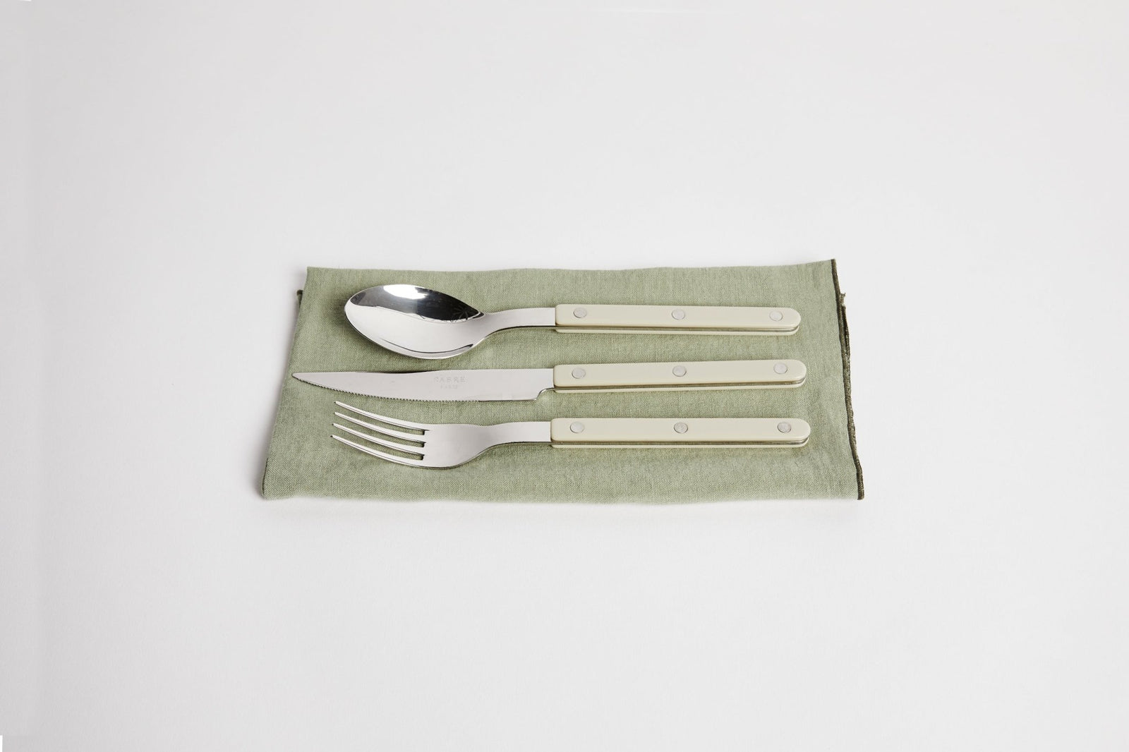 Bistrot Cutlery 24pc Set Khaki Light